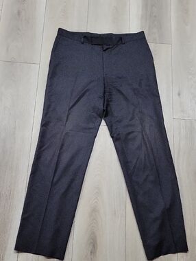 Hugo Boss Black Dress Trousers with Care Label Detail